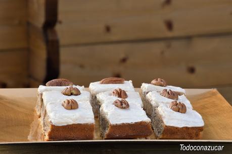 PASTEL CANADIENSE DE SIROPE DE ARCE Y PECANAS