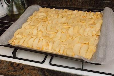 Tarta de manzana y melocotón fit Tarta de manzana y melocotón fit