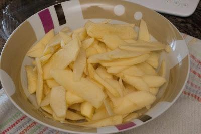 Tarta de manzana y melocotón fit Tarta de manzana y melocotón fit