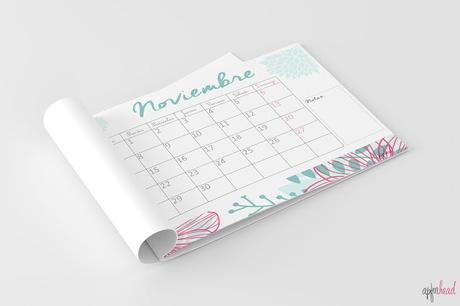 Freebie: Calendario Noviembre