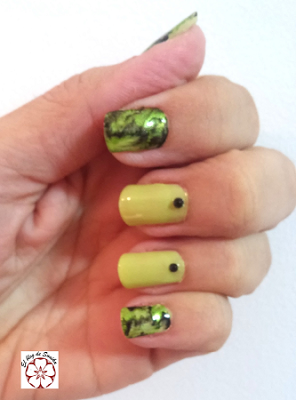 Manicura en verde manicura en verde