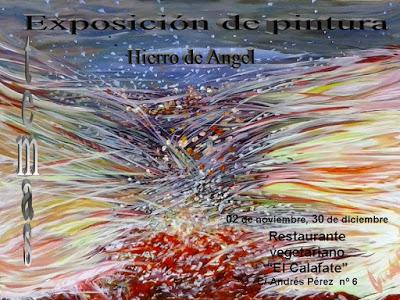 Exposición de Hierro de Ángel en el Restaurante Vegetariano el Calafate 2 nov - 30 de dic