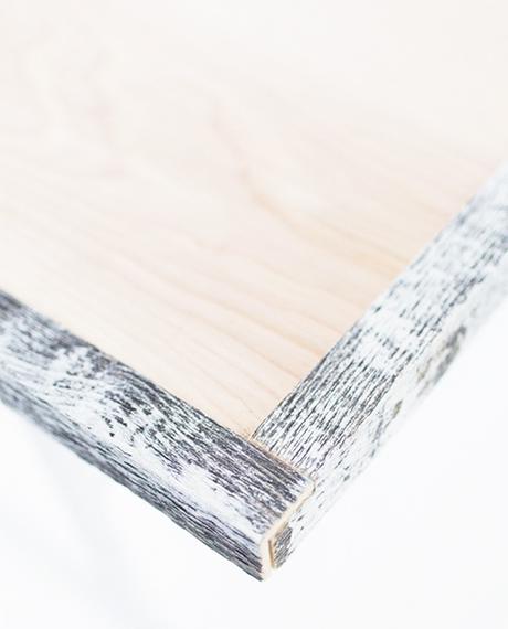 diy: mesa plegable de madera estilo nórdico con lamas autoadhesivas