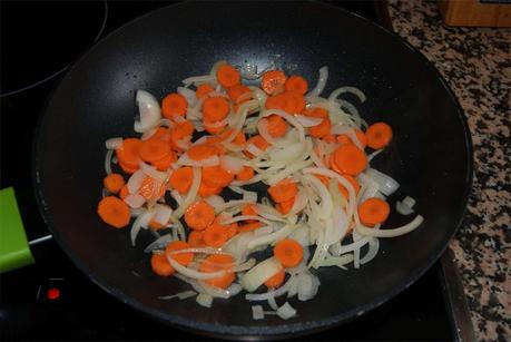 receta de alambres con zanahorias paso 2