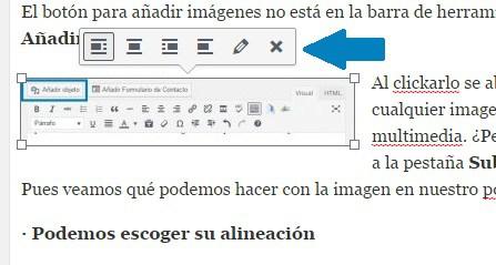 WordPress para principiantes: Escribir un post wordpress-alineacion-imagenes