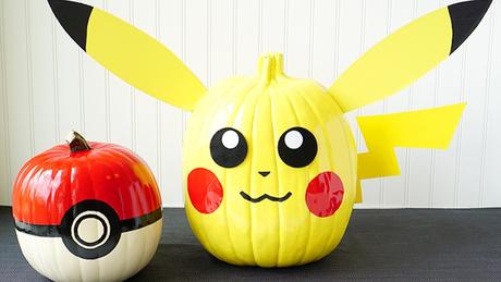 Calabazas decoradas de Pokemon para Halloween Calabazas decoradas de Pokemon para Halloween