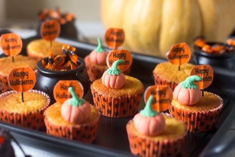 muffins de calabaza y naranja para halloween como preparar muffins de calabaza y naranja para halloween