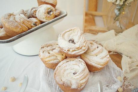Cruffins con avellanas y ganache de chocolate, placer dos en uno #Asaltablogs Cruffins con avellanas y ganache de chocolate, placer dos en uno #Asaltablogs