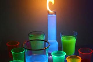 COMO HACER BEBIDAS QUE BRILLEN Y TENGAN FUEGO EN UNA LUZ ULTRAVIOLETA