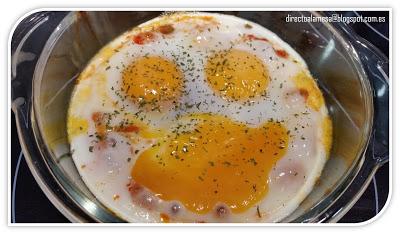 Huevos a la flamenca (ideal para Halloween)