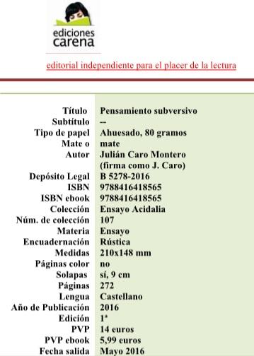 'Pensamiento subversivo', obra de J. Caro 'Pensamiento subversivo', obra de J. Caro
