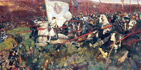 Juana de Arco en batalla Juana de Arco en batalla