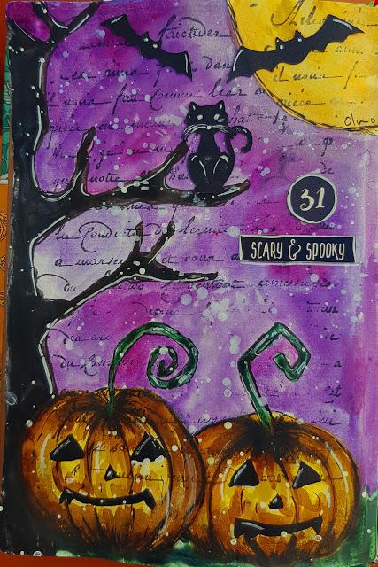 Art journal: ¡Feliz noche de Halloween!