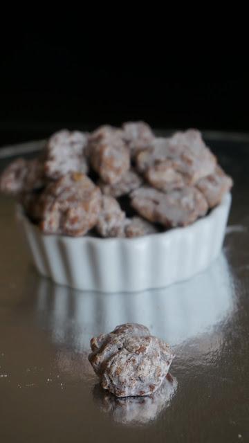 Nueces con dulce de leche y acaneladas