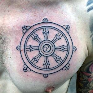 7 símbolos ideales para tatuajes ruedadharmatatuaje2