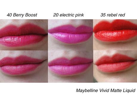 Vivid matte liquid de Maybelline New York, mates que se convierten en vicio.