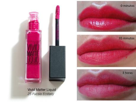 Vivid matte liquid de Maybelline New York, mates que se convierten en vicio.