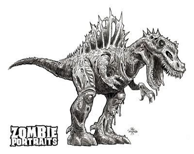 Los dinozombies de Rob Sacchetto Los dinozombies de Rob Sacchetto