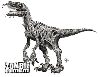 Los dinozombies de Rob Sacchetto Los dinozombies de Rob Sacchetto