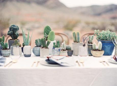 Ideas de boda: una decoración diferente con cactus