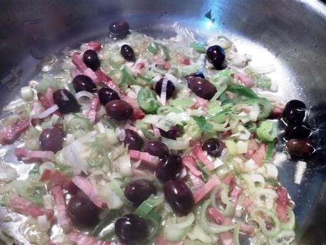 Acelgas rehogadas con panceta – Acelgas con almendras – Bietole con pancetta e mandorle acelgasalmendras2