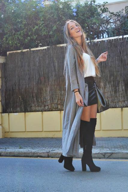 GREY TRENCH COAT