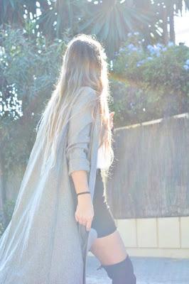 GREY TRENCH COAT