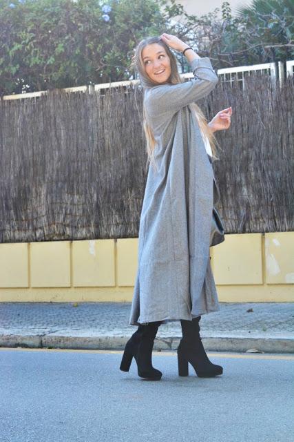 GREY TRENCH COAT