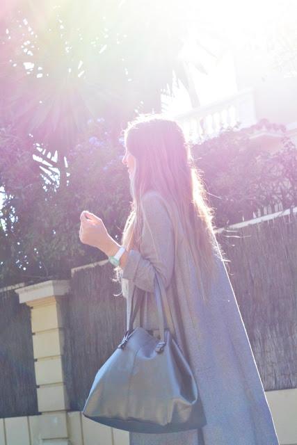 GREY TRENCH COAT