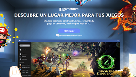 Facebook sorprende con su plataforma de videojuegos Gameroom Facebook sorprende con su plataforma de videojuegos Gameroom