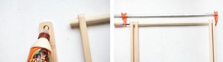 Diy Gimnasio de madera para el bebé Diy Gimnasio de madera para el bebé