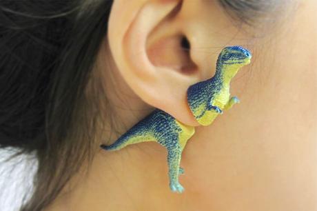 PARA LAS AMANTES DE LOS PENDIENTES dinosaurs-retro-earrings-ooo-workshop-15