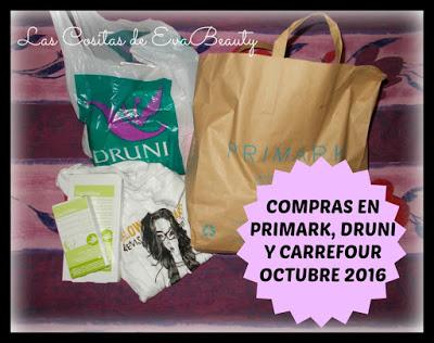 Compras en Primark, Druni y Carrefour- Octubre 2016 Compras en Primark, Druni y Carrefour- Octubre 2016