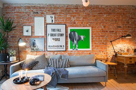 Una cocina y el ladrillo visto 05