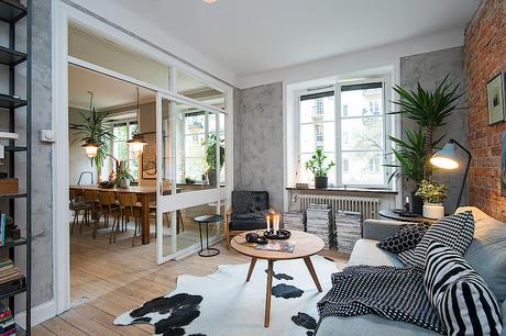 Una cocina y el ladrillo visto 01