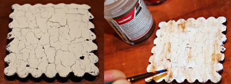 GALLETAS VINTAGE PERSONALIZADAS {PINTADAS A MANO, EFECTO CRAQUELADO} GALLETAS VINTAGE PERSONALIZADAS {PINTADAS A MANO, EFECTO CRAQUELADO}