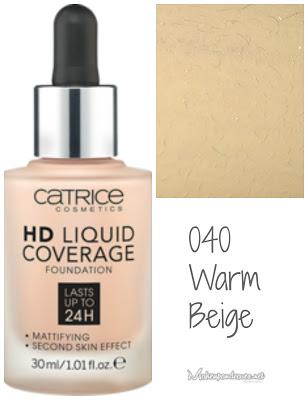 HD Liquid Coverage de Catrice . Review y Swatches .