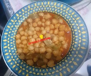 POTAJE DE GARBANZOS CON CALABAZA EN OLLA GM Potaje garbanzos calabaza olla gm