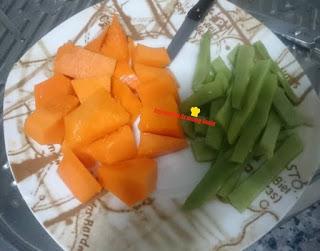 POTAJE DE GARBANZOS CON CALABAZA EN OLLA GM Potaje garbanzos calabaza olla gm