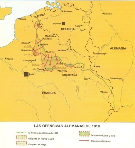 PRIMERA GUERRA MUNDIAL: RETORNO A LAS GRANDES OFENSIVAS Y FINAL DE LA GUERRA (1918) PRIMERA GUERRA MUNDIAL: RETORNO A LAS GRANDES OFENSIVAS Y FINAL DE LA GUERRA (1918)