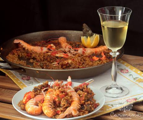 Cómo hacer una paella con carabineros y cigalas Cómo hacer una paella con carabineros y cigalas