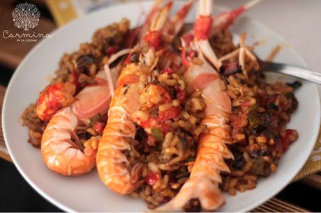 Cómo hacer una paella con carabineros y cigalas Cómo hacer una paella con carabineros y cigalas