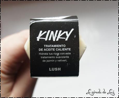 LUSH, Kinky, tratamiento de aceite caliente. LUSH, Kinky, tratamiento de aceite caliente.