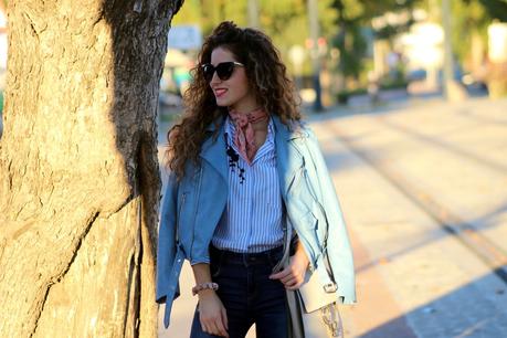 Blue look for Autumn Blue look for Autumn