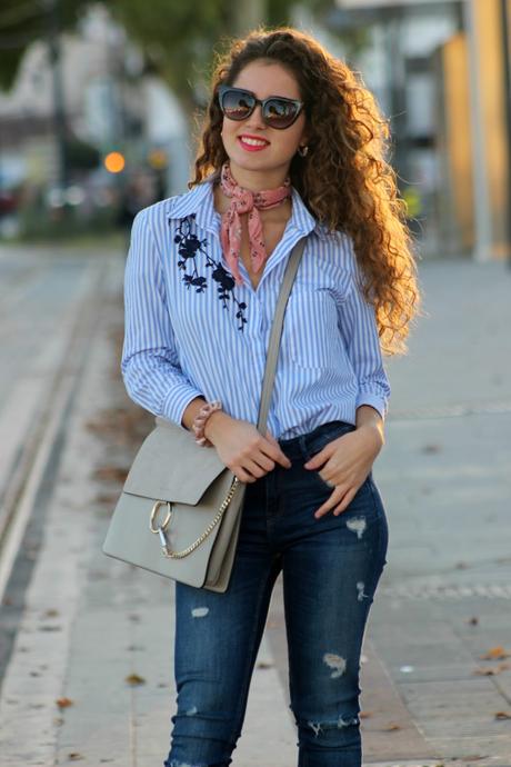 Blue look for Autumn Blue look for Autumn