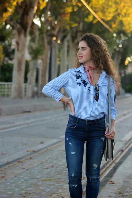 Blue look for Autumn Blue look for Autumn