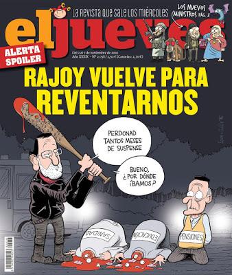 Y volvió Rajoy… con su nueva tropa. ‘The New York Times’ le pide a Felipe VI “que renuncie” y “se busque un buen trabajo. Y volvió Rajoy… con su nueva tropa. ‘The New York Times’ le pide a Felipe VI “que renuncie” y “se busque un buen trabajo.