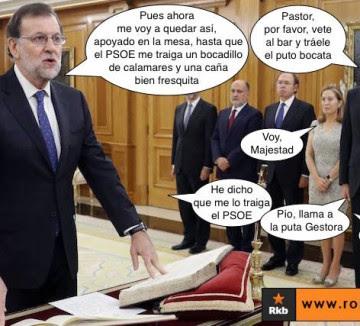 Y volvió Rajoy… con su nueva tropa. ‘The New York Times’ le pide a Felipe VI “que renuncie” y “se busque un buen trabajo. Y volvió Rajoy… con su nueva tropa. ‘The New York Times’ le pide a Felipe VI “que renuncie” y “se busque un buen trabajo.