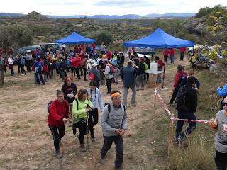 Marcha senderista del Mezquín