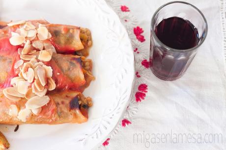 Canelones de pavo, sin lactosa